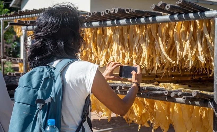 Phnom Penh Haft Day Tour to Silk Island by Tuk Tuk - Silk weaving workshop: the craft you can actually picture