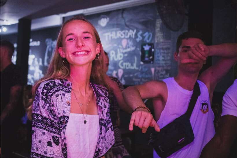 Phnom Penh Pub Crawl with Free Mad Monkey Singlet - Crowd size and pacing: when a packed group helps or hurts