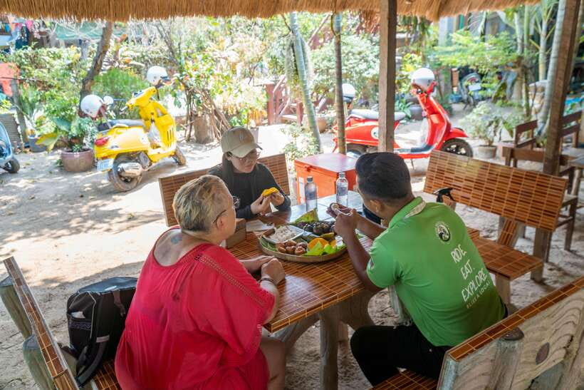Phnom Penh Silk Island Sunset Vespa Tour / Tuk Tuk Available - Silk Island ferry terminal: the first hour is about orientation and first views