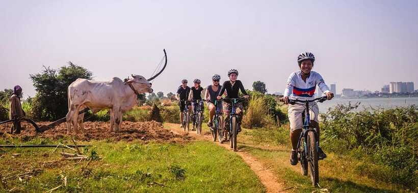 Phnom Penh: Silk Islands Bike Tour - Dried tofu at a family-run business: a food stop with purpose