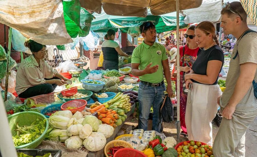 Phnom Penh: Walking Tour, Food Tour & Sunset Cruise - French colonial streets and the Phnom Penh Post Office photo stop