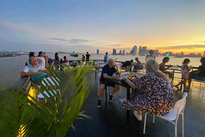 Sunset Cruise with free flow beer, soft drinks & fruit platter - Phnom Penh Mekong sunsets: why this cruise works