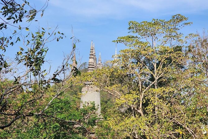 Visit Phnom Udong and Silk Island by Khmer Traditional Tuk-Tuk - Vipassana Dhurak Buddhist Centre: learning mode, calmer walking, great photo angles